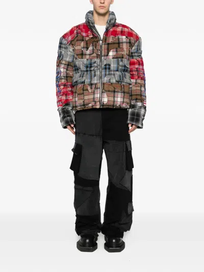 Who Decides War Ruin Patchwork-design Jacket In Brown