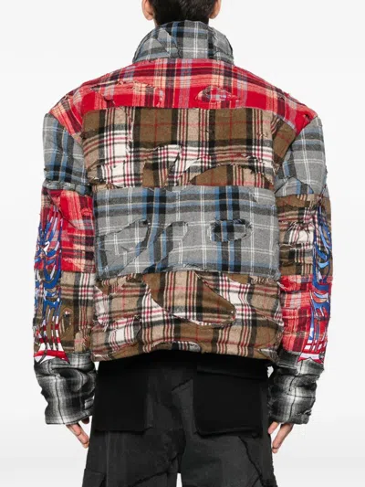 Who Decides War Ruin Patchwork-design Jacket In Brown