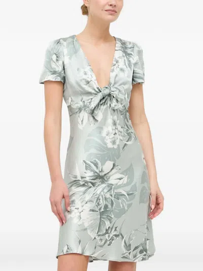 Guess Usa Floral-print Mini Dress In Multi