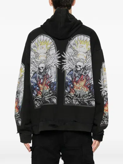Who Decides War Skull Hooded Pullover In Multi