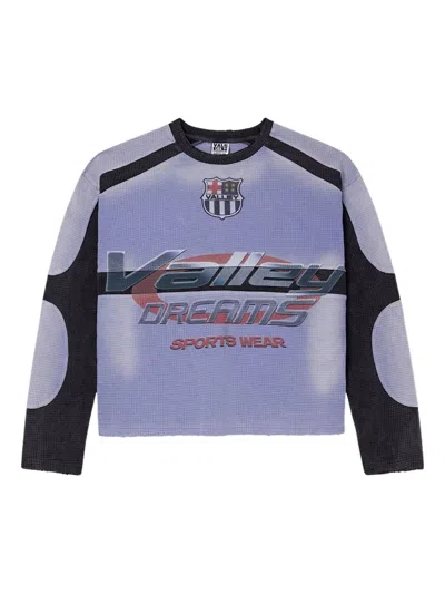 Vale Motocroxxx Thermal T-shirt In Blue