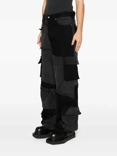 Who Decides War Panelled-design Denim In Black