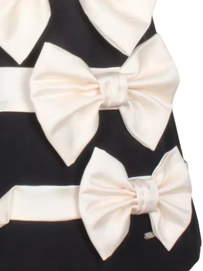 Jessie And James Bow Sleeveless Dress In Multi