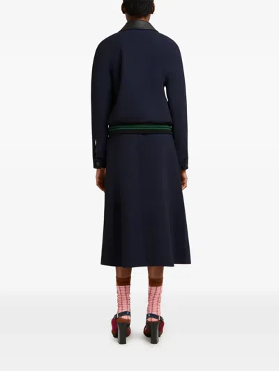 Marni Embroidered-detail Bomber Jacket In Multi