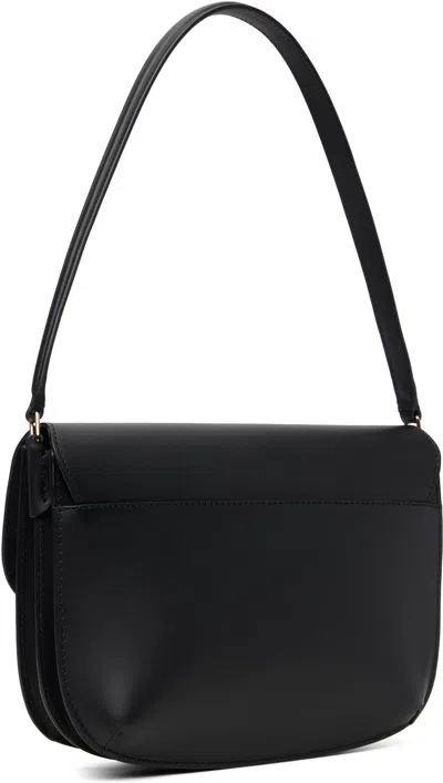 Apc Black Sarah Shoulder Bag In Black