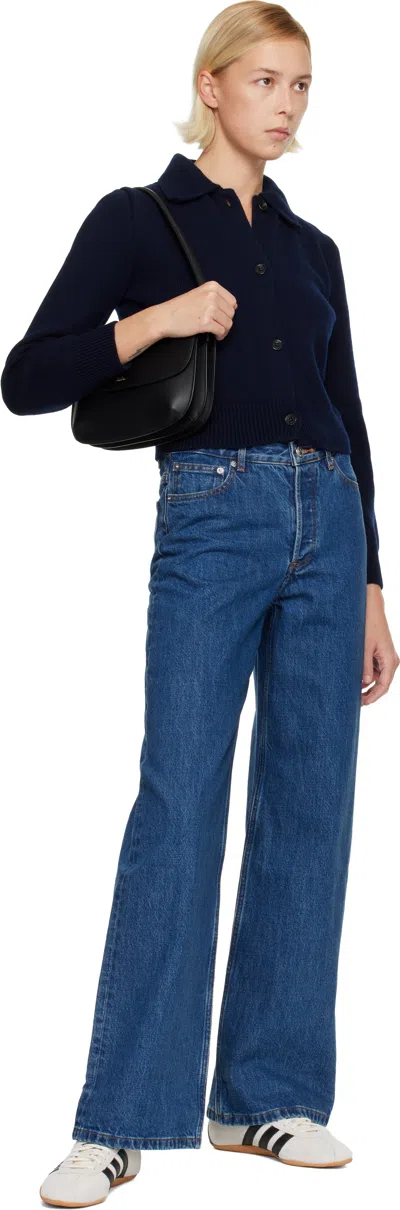 Apc Black Sarah Shoulder Bag In Black