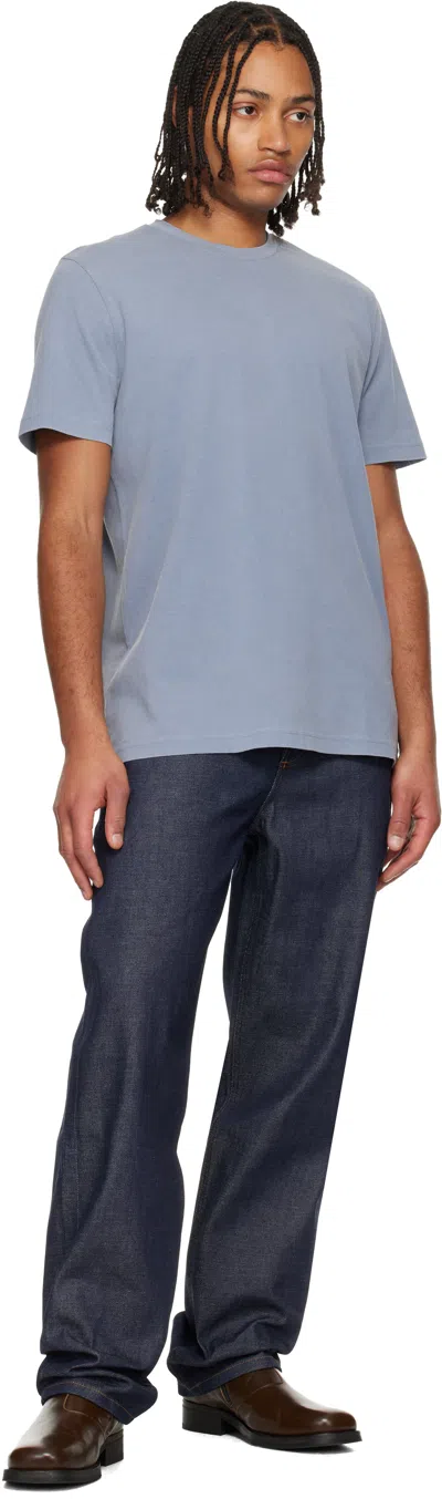 A.p.c. Blue Apc Printemps 26 T-shirt In Blue