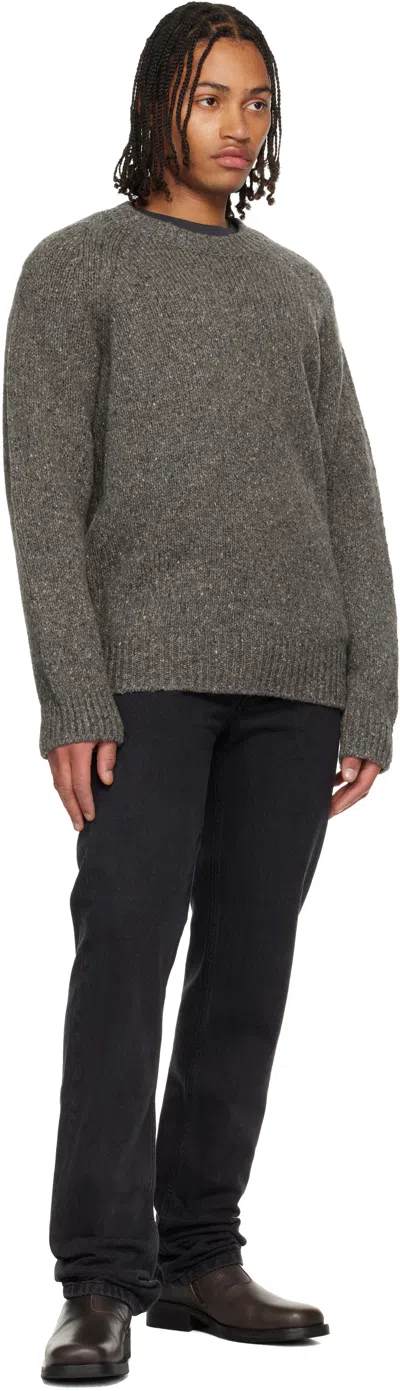 Apc Gray Harris Sweater In Gray