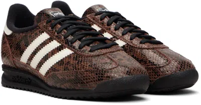 Adidas Originals Brown Sl 72 Og Sneakers In Brown
