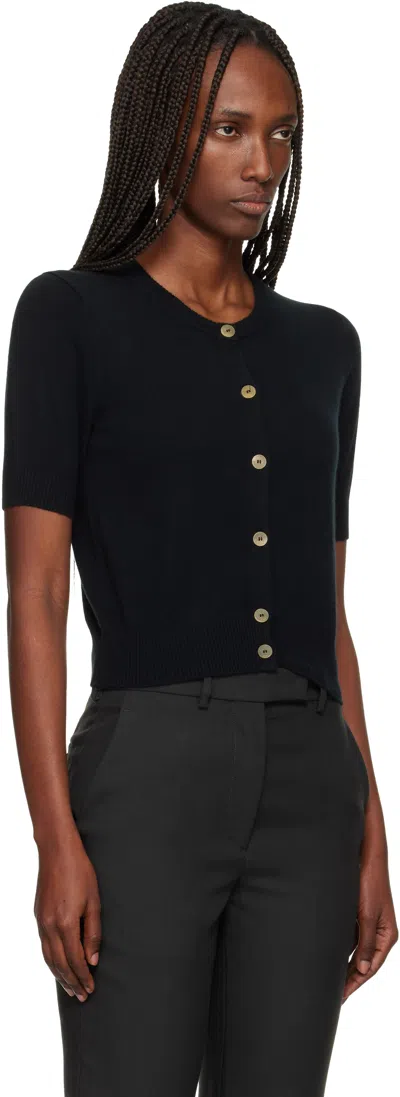 Arch4 Black Stanley Cardigan In Black