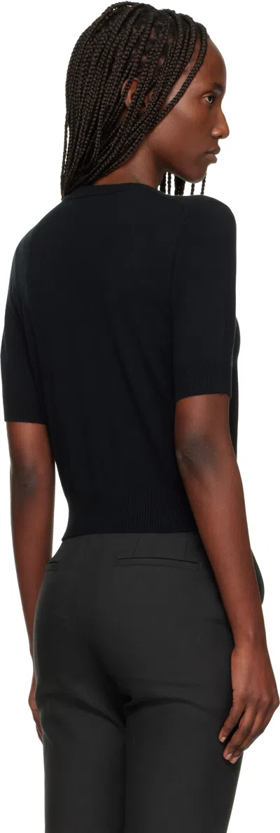 Arch4 Black Stanley Cardigan In Black