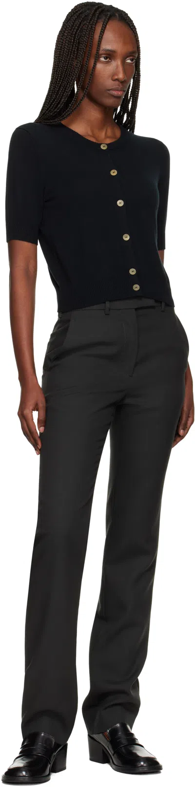 Arch4 Black Stanley Cardigan In Black