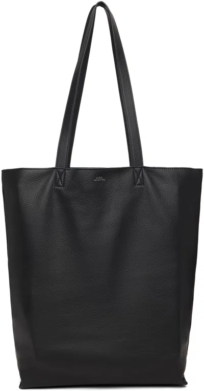 Apc Black Maiko Shopping Tote In Black