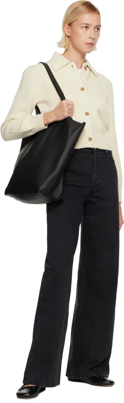 Apc Black Maiko Shopping Tote In Black