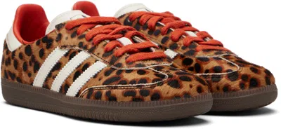 Adidas Originals Brown Samba Og Sneakers In Brown