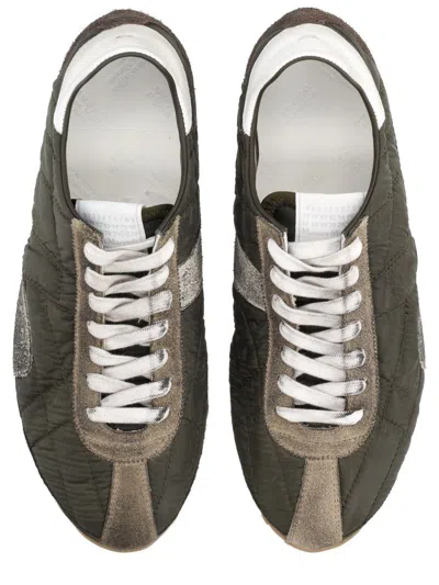 Maison Margiela Green Polyester Sneaker