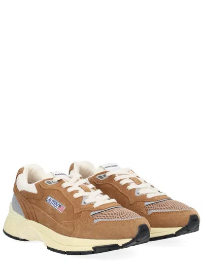 Autry Hyperway Suede Sneakers In Brown