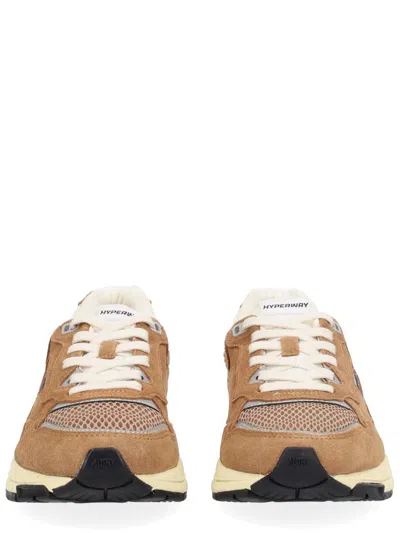Autry Hyperway Suede Sneakers In Brown