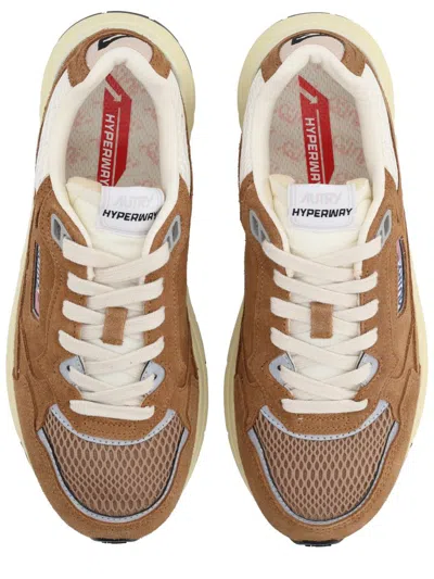 Autry Hyperway Suede Sneakers In Brown