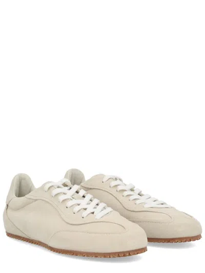 Axel Arigato Daze Runner Beige Sneaker With Logo On The Tongue And Grooved Sole In Suede Man In Neutral