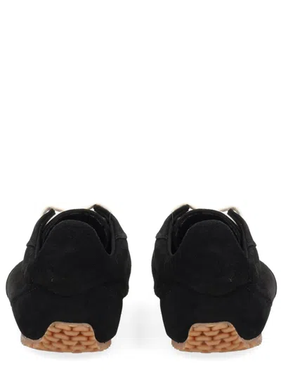 Axel Arigato Daze Runner Black Sneaker With Logo On The Tongue And Grooved Sole In Suede Man In Black