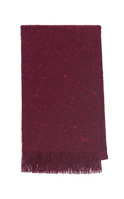 Gabriela Hearst Illumina Fringe Scarf In Bordeaux Speckled Cashmere In Burgundy