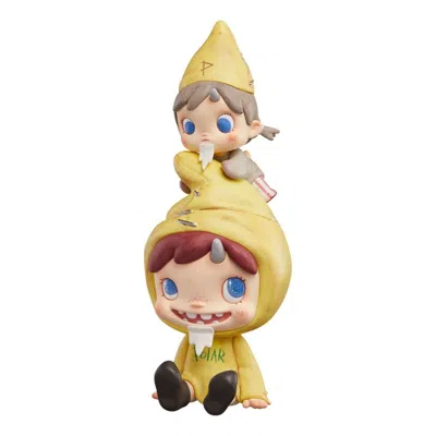 Pop Mart Polar Double Curious Elf Figures In Yellow