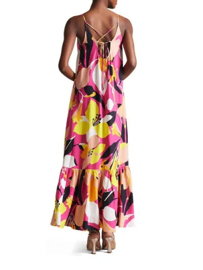 Ted Baker 270509 Long Floral Print Maxi Dress In Multi