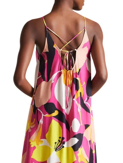Ted Baker 270509 Long Floral Print Maxi Dress In Multi