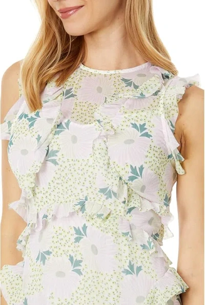 Ted Baker 269453 Printed Midi  Floral Cocktail Dress In Multi