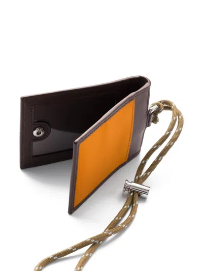Prada Logo-detail Strap Card Holder In Multi