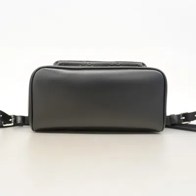Pre-owned Gucci Black Leather Backpack ()