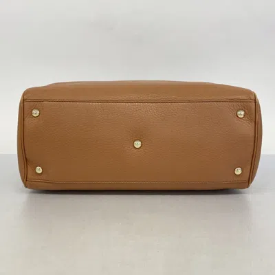 Pre-owned Gucci Light Brown Leather Tote Bag ()
