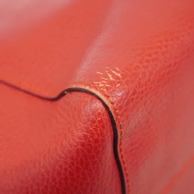 Pre-owned Gucci Red Color Leather Tote Bag ()