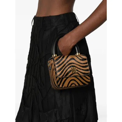 Amiri Micro Ma Zebra Tote Bag In Multi