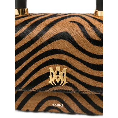 Amiri Micro Ma Zebra Tote Bag In Multi