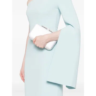 Mach&mach Crystal-embellished Clutch Bag In White