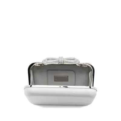 Mach&mach Crystal-embellished Clutch Bag In White