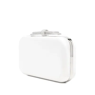 Mach&mach Crystal-embellished Clutch Bag In White