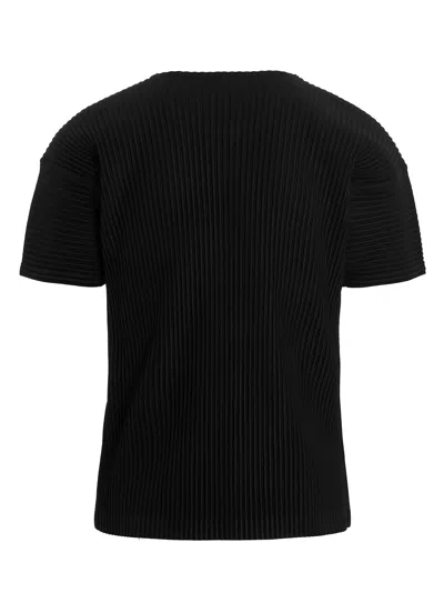 Issey Miyake Basics T-shirt Black In Black