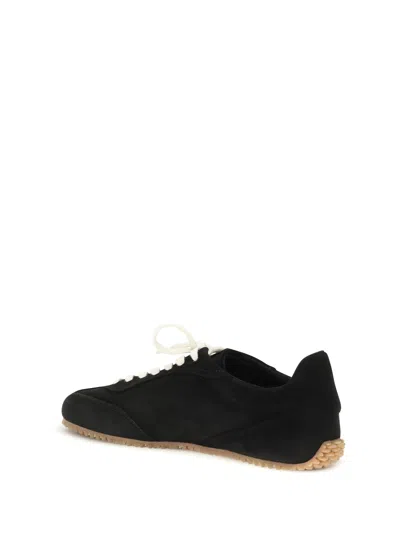 Axel Arigato Daze Runner Black Sneaker With Logo On The Tongue And Grooved Sole In Suede Man In Black