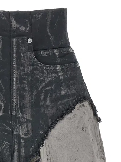 Drkshdw Dirt Cutoffs Shorts In Brown