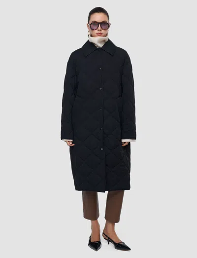 Joseph Penny Quilted Coat In Brown