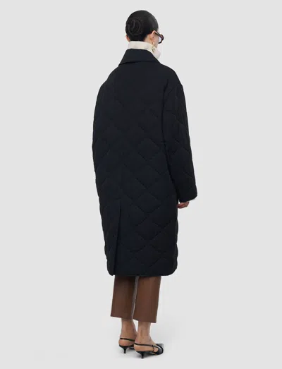 Joseph Penny Quilted Coat In Brown