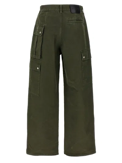 Loewe Cargo Trousers Utility Multiple Pockets In Green