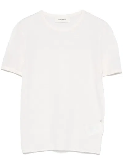 Lisa Yang Women Ira Cashmere T-shirt In White
