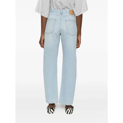 Bite Studios Button-up Straight Jeans In Blue