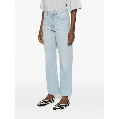 Bite Studios Button-up Straight Jeans In Blue
