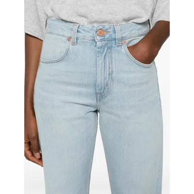 Bite Studios Button-up Straight Jeans In Blue