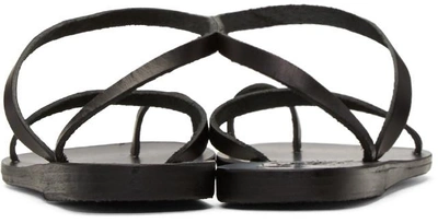 Shop Ancient Greek Sandals Black Apli Eleftheria Sandals